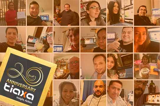 Tiaxa celebrated its 20th anniversary with a great digital celebration