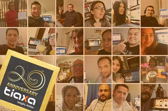 Tiaxa celebró su vigésimo aniversario con gran celebración digital